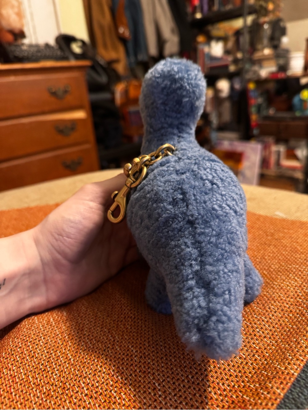 🦕Limited Edition Coach Buddy Brontosaurus Dinosaur Plushie Charm || NWOT🦕 - Picture 9 of 12